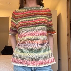 Knit Oversized Cotton Shirt